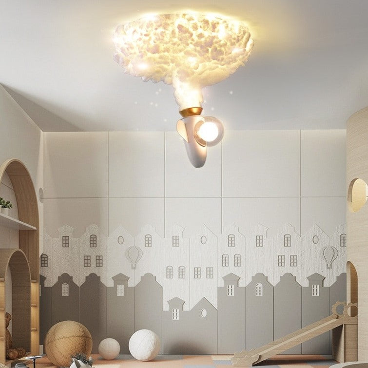 Lustre enfant avion ou fusée