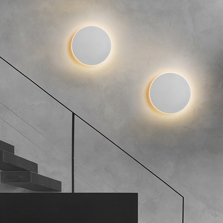 Applique murale ronde LED en aluminium