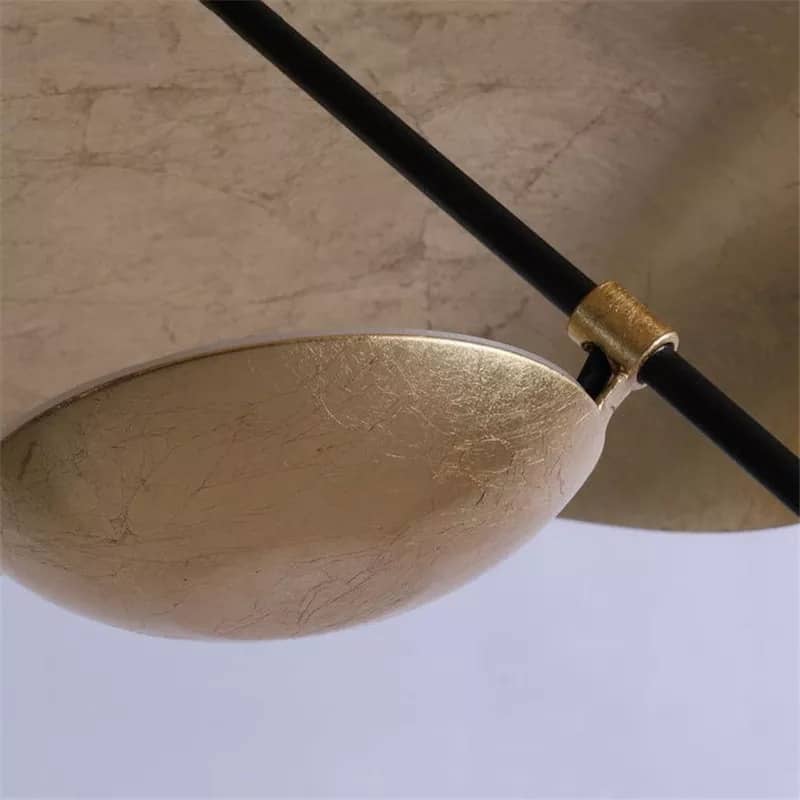 Suspension élégante noir & Or | Style contemporain