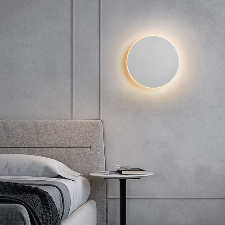 Applique murale ronde LED en aluminium