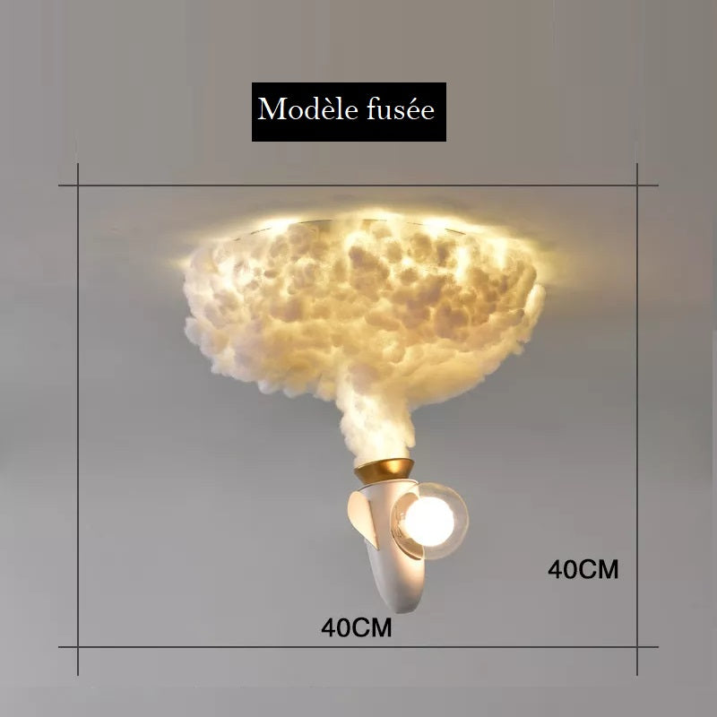 Lustre enfant avion ou fusée