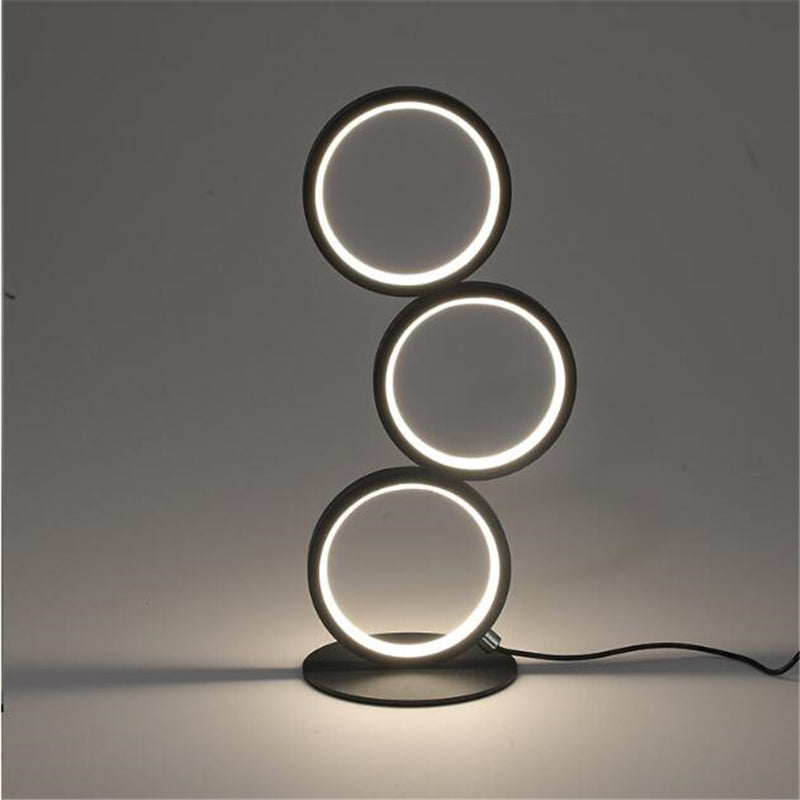 Lampe de bureau cercles à LED