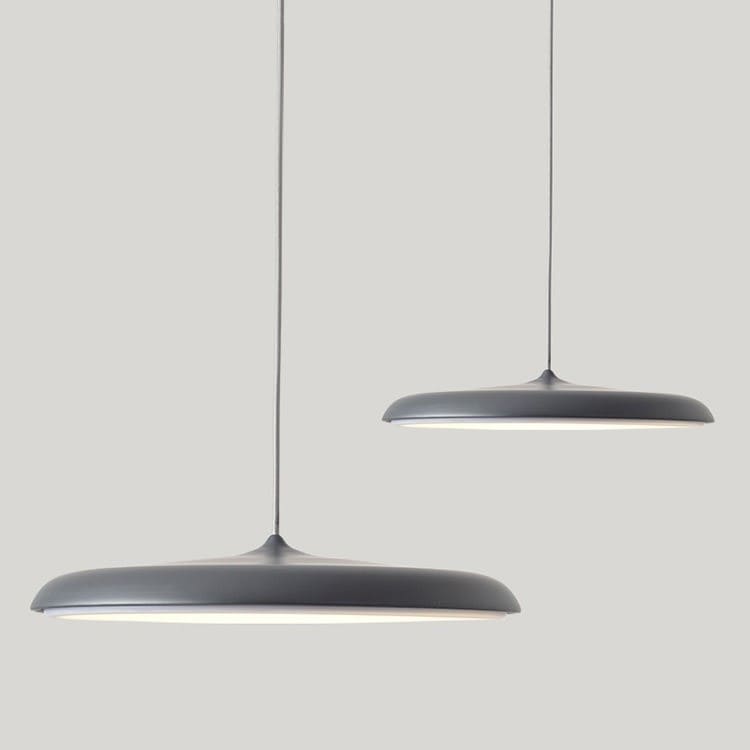Suspension à LED au design nordique et circulaire en forme de disque