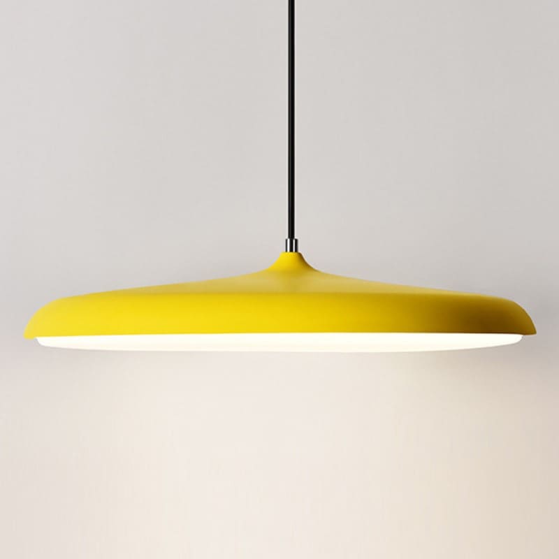 Suspension à LED au design nordique et circulaire en forme de disque