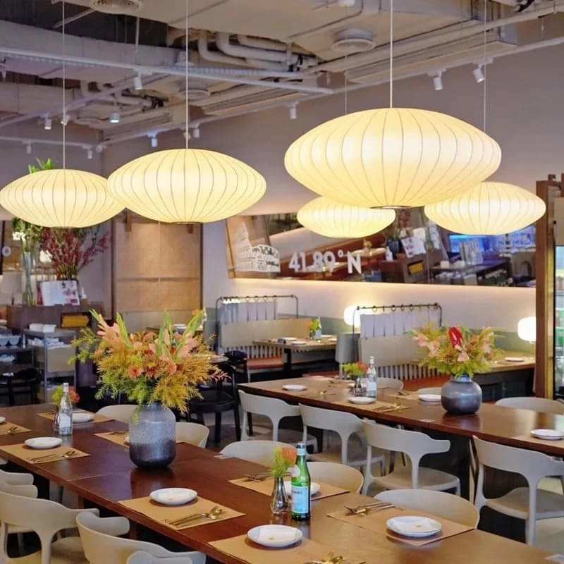 Suspension au design aérien | Style Japandi