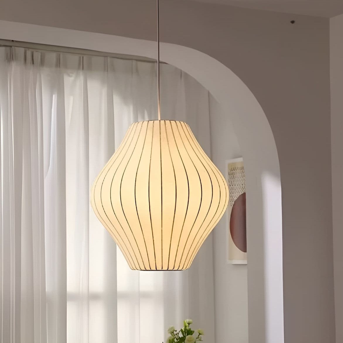 Suspension au design aérien | Style Japandi