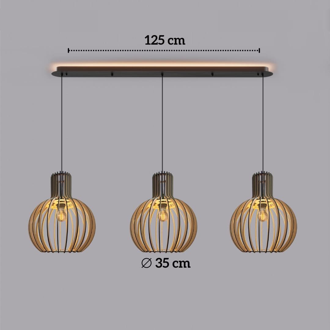 Suspension en bois scandinave | Woody