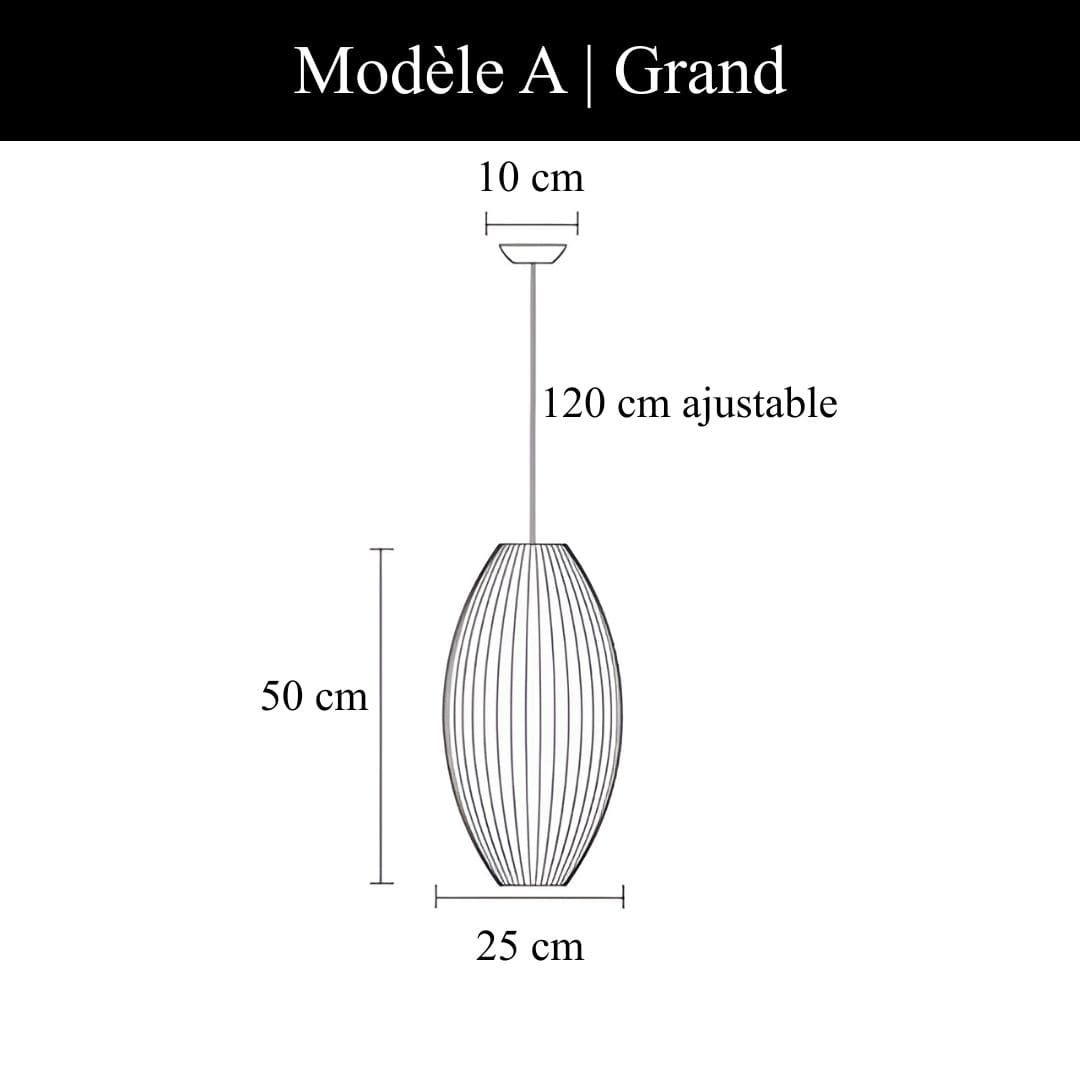 Suspension au design aérien | Style Japandi
