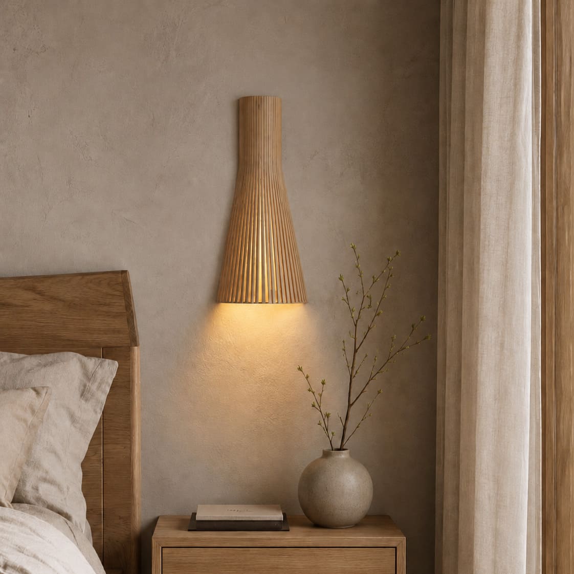 Applique murale en bois scandinave | Balinaise