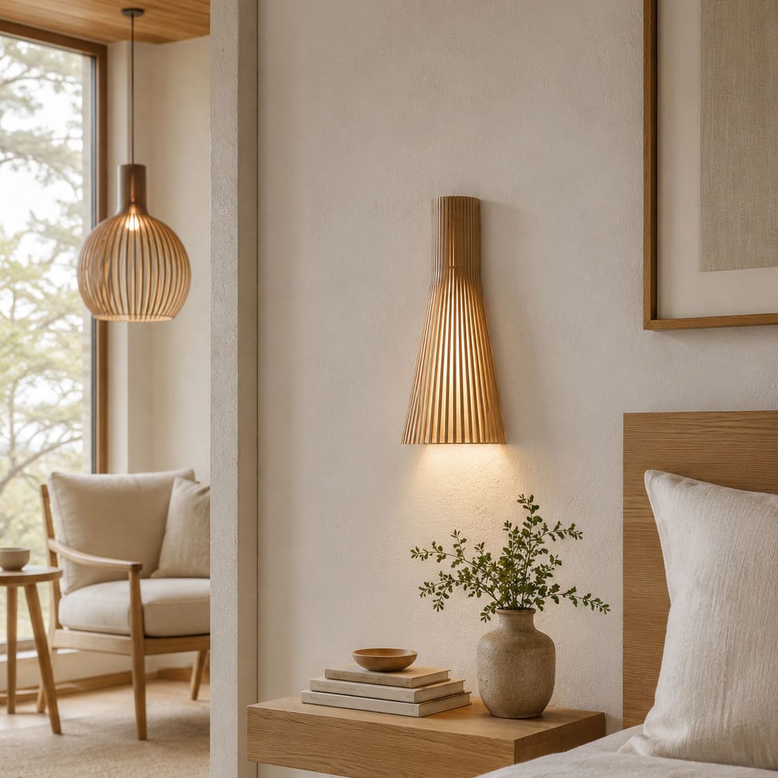 applique murale bois chambre