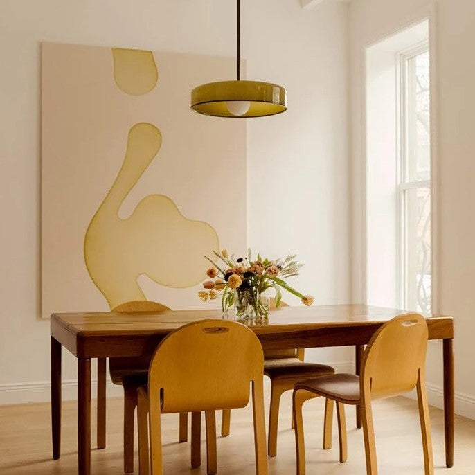 Suspension rétro verre teinté | Style vintage