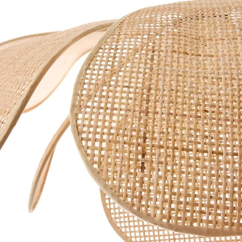 Suspension aérienne rotin | Style floral bohème