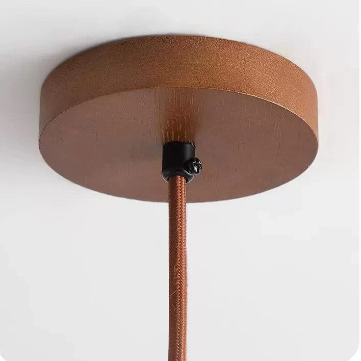 Suspension élégante pierre naturelle | Style wabi sabi