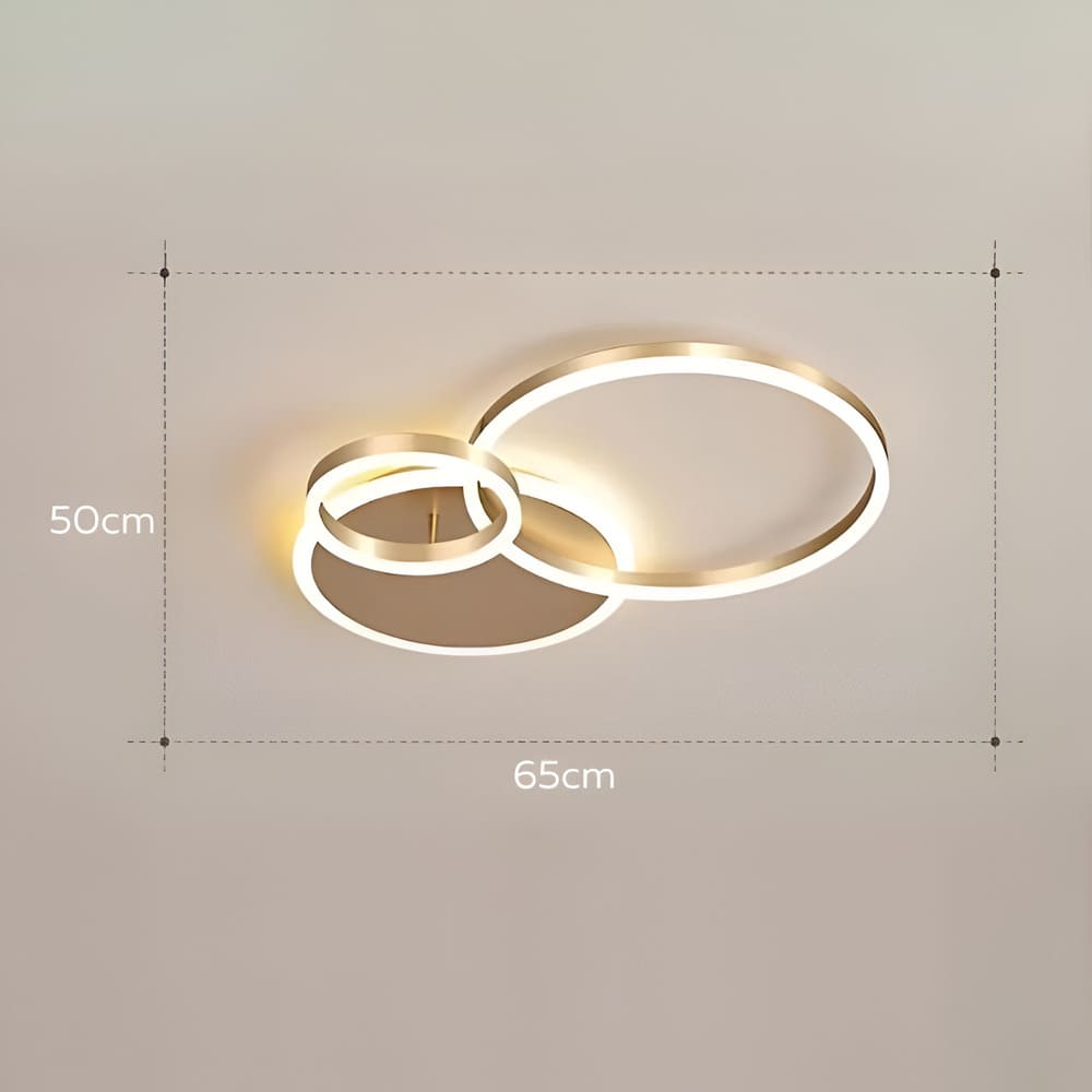 Plafonnier LED Dimmable | Cercles design
