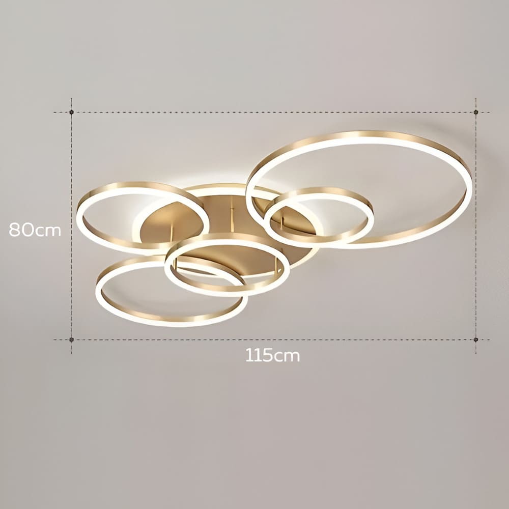 Plafonnier LED Dimmable | Cercles design