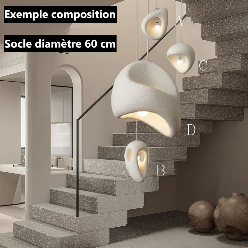 Suspension design et artistique | Style wabi sabi