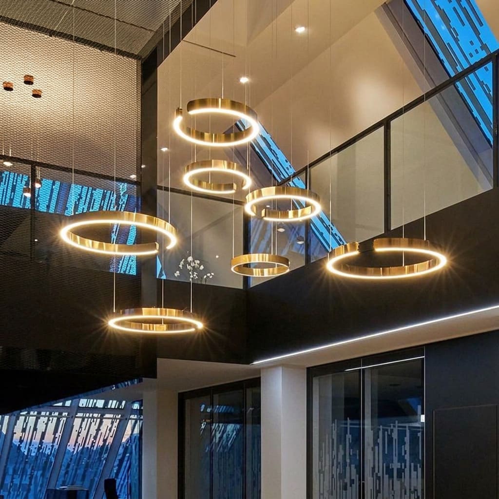 Suspension LED Dimmable | Anneau Luxueux