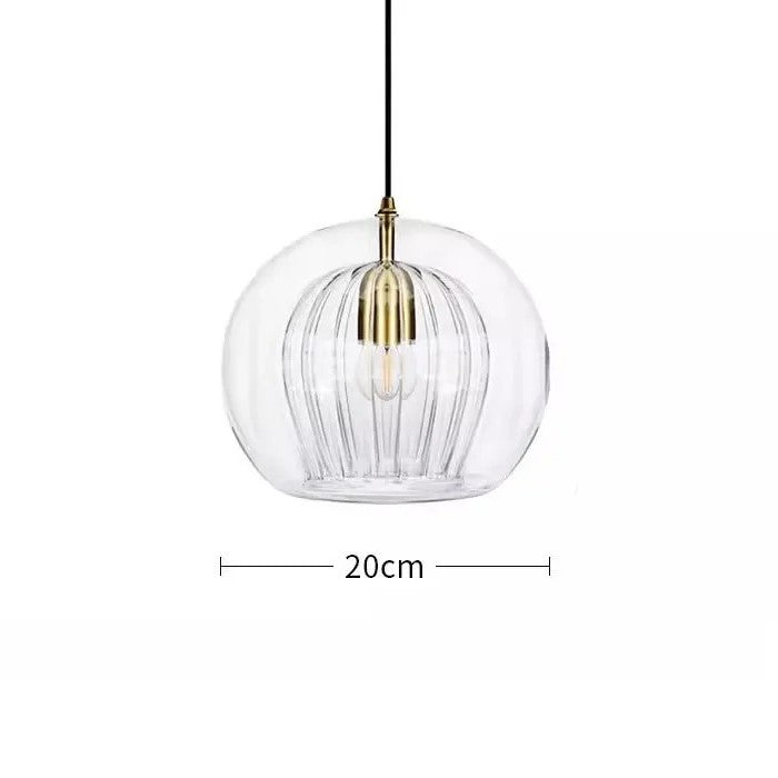 Suspension élégante en verre | Style contemporain