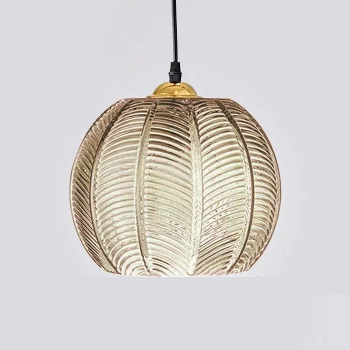 Suspension verre soufflé coloré | Style vintage