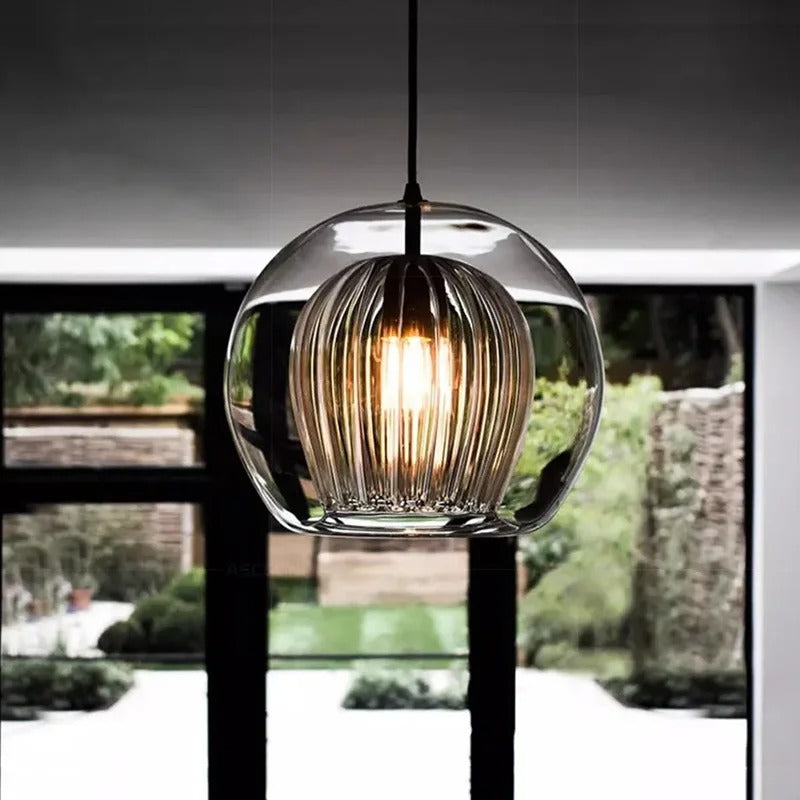 Suspension élégante en verre | Style contemporain