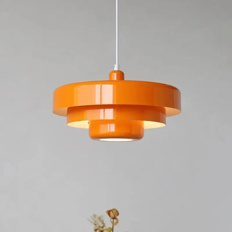Suspension colorée design | Style rétro vintage