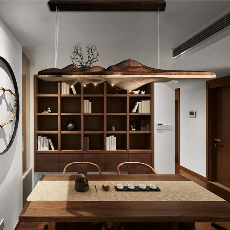 Lustre artistique | Bois véritable