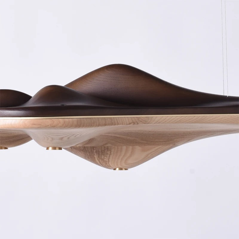 Lustre artistique | Bois véritable