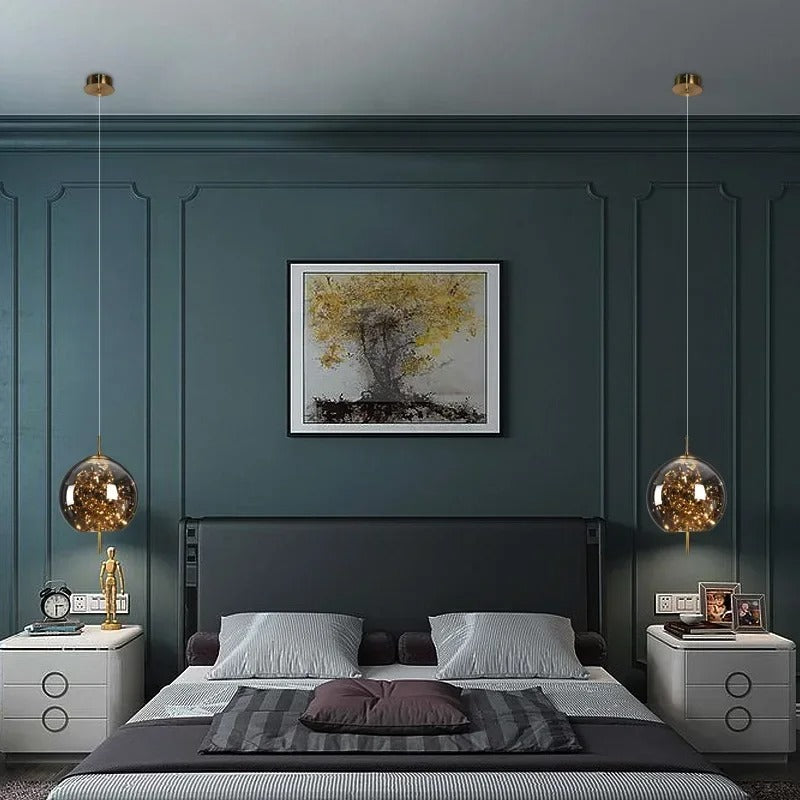 Suspension verre soufflé | Style contemporain féerique