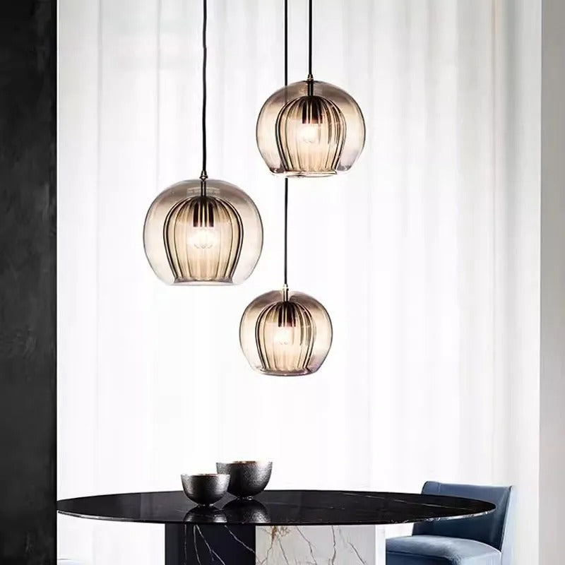 Suspension élégante en verre | Style contemporain