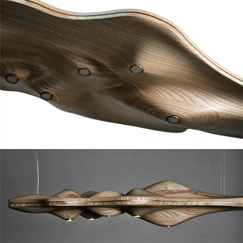 Lustre artistique | Bois véritable