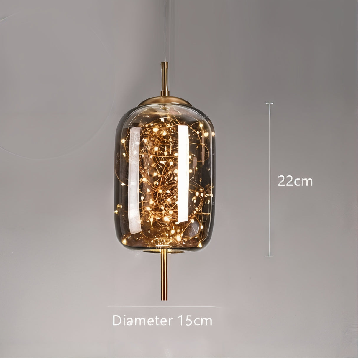 Suspension verre soufflé | Style contemporain féerique