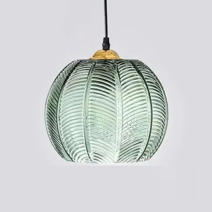 Suspension verre soufflé coloré | Style vintage