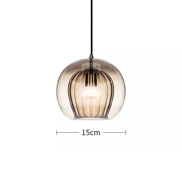 Suspension élégante en verre | Style contemporain