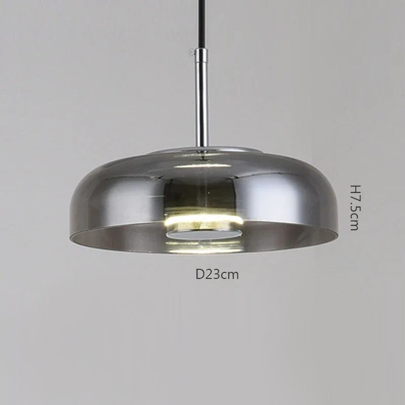 Suspension aérienne en verre | Style contemporain