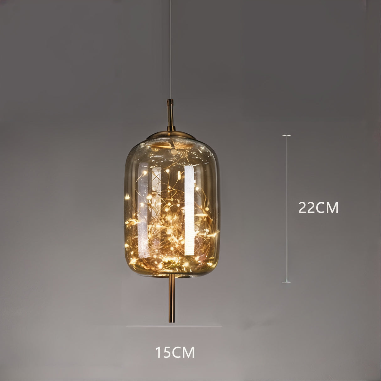 Suspension verre soufflé | Style contemporain féerique