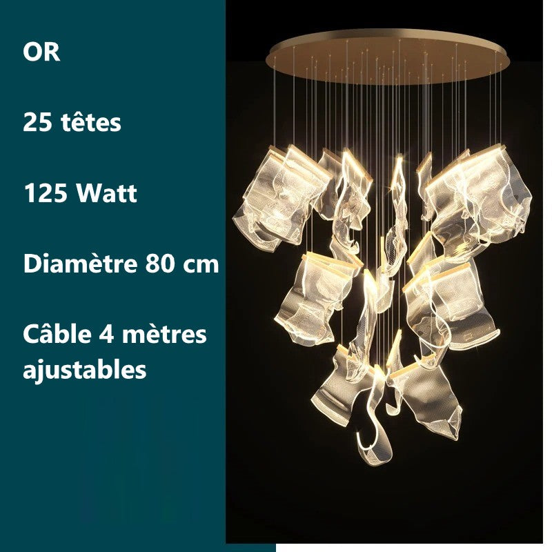 Lustre de luxe au design moderne - LED