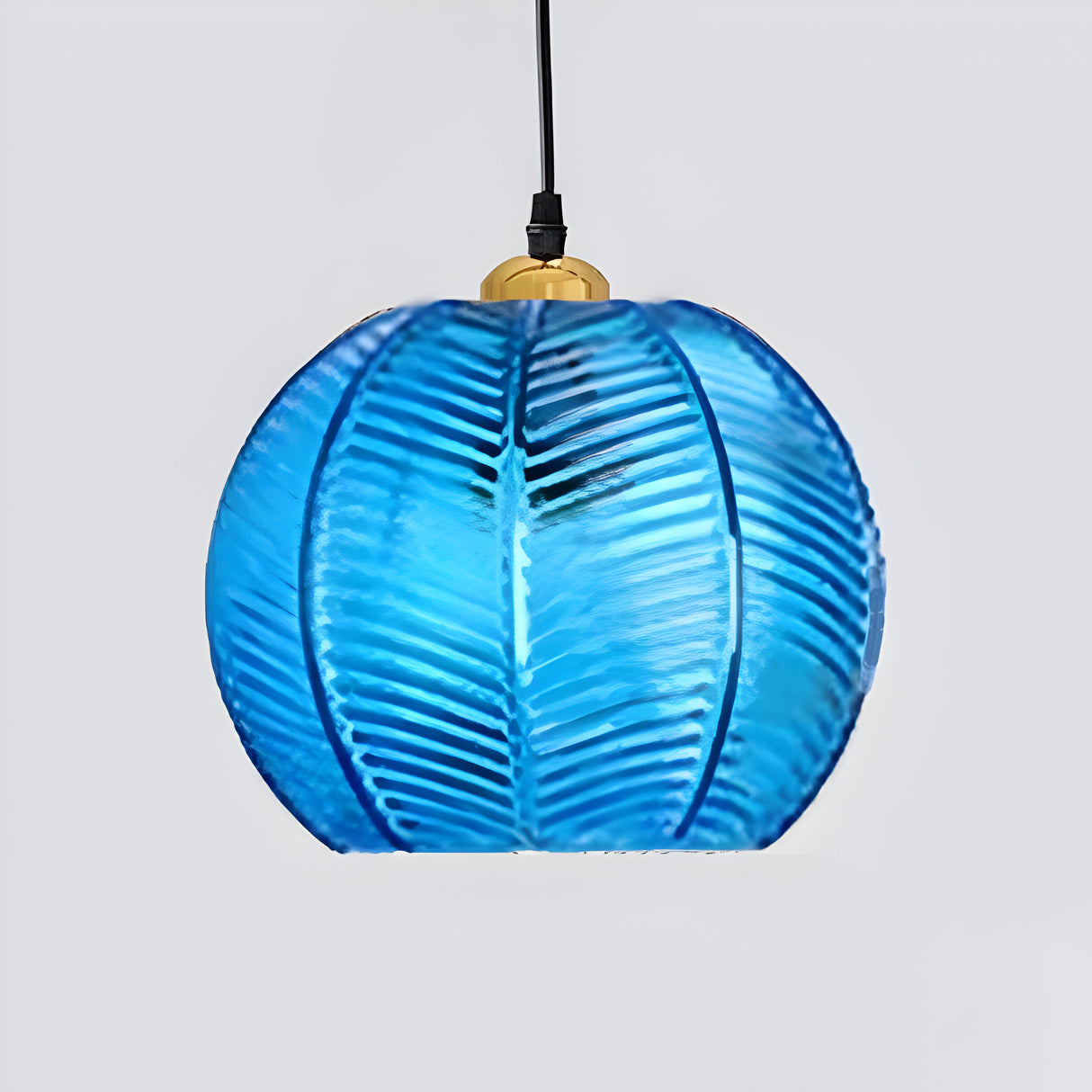 Suspension verre soufflé coloré | Style vintage