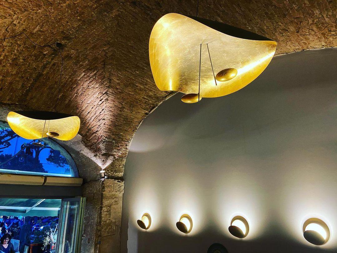 Suspension élégante noir & Or | Style contemporain