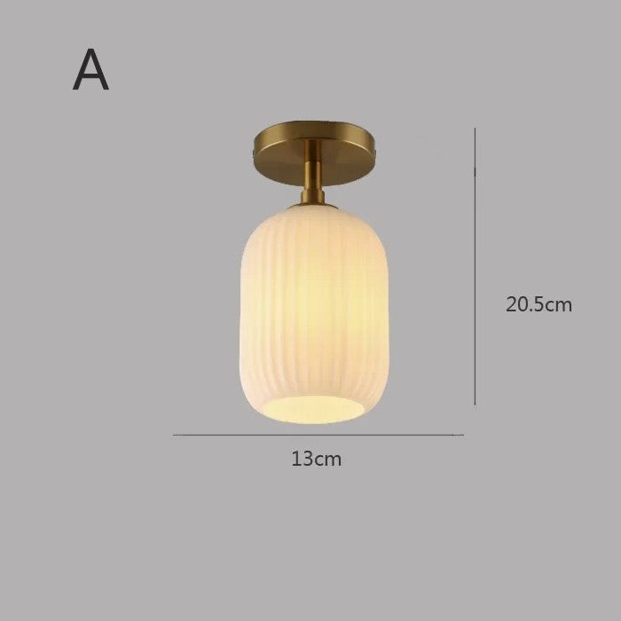 Plafonnier en verre | Vintage