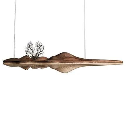 Lustre artistique | Bois véritable