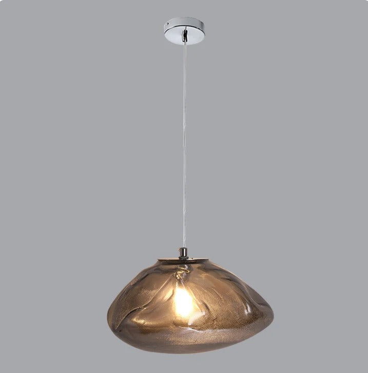 Suspension design verre soufflé | Style aérien contemporain