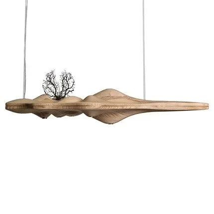 Lustre artistique | Bois véritable
