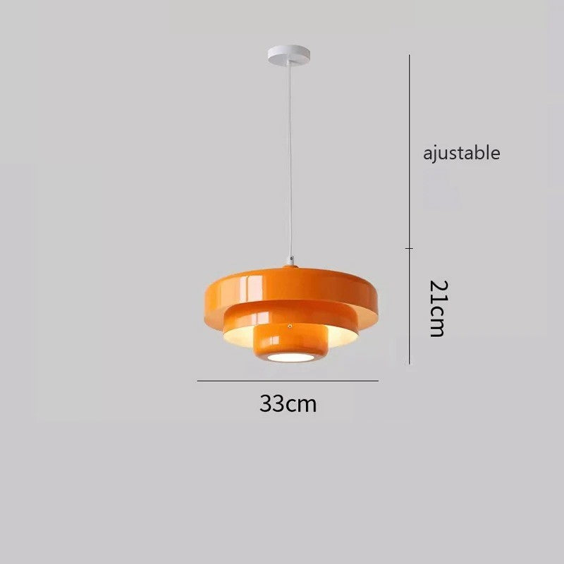 Suspension colorée design | Style rétro vintage