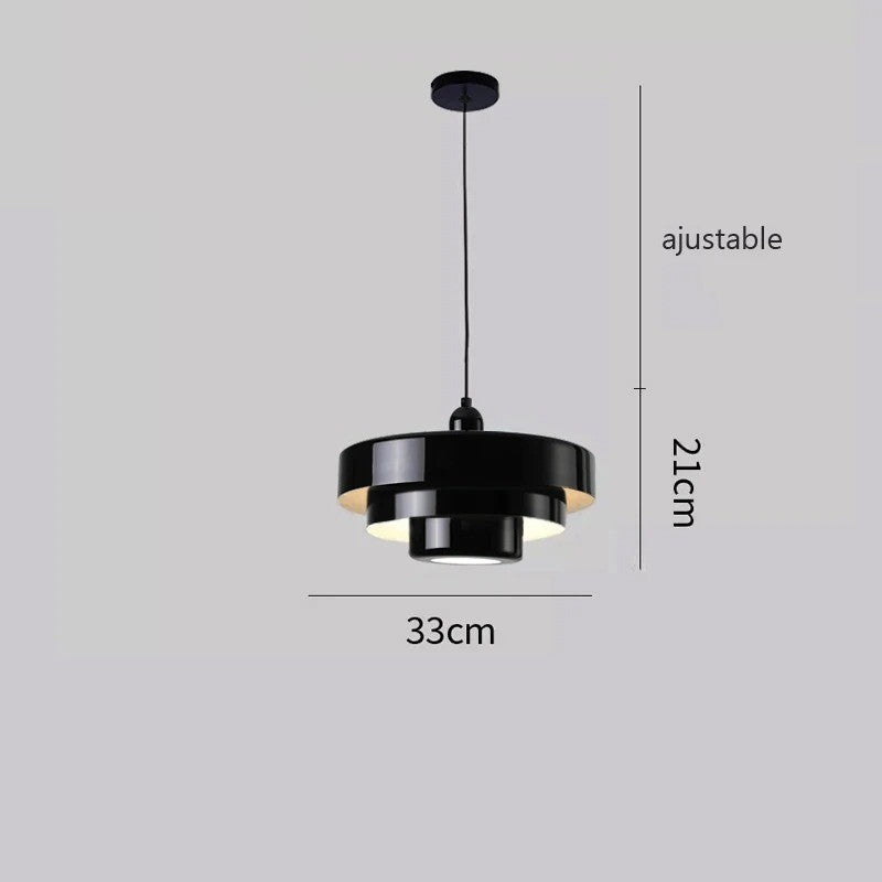 Suspension colorée design | Style rétro vintage