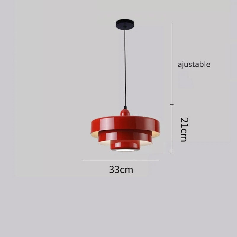 Suspension colorée design | Style rétro vintage