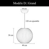 Suspension au design aérien | Style Japandi