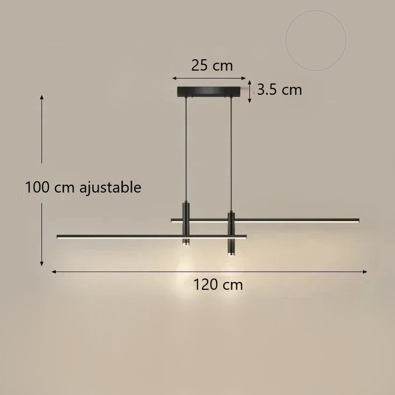 Lustre spots au design minimaliste et moderne