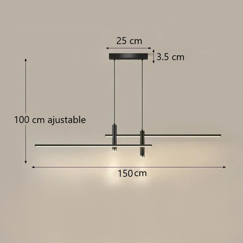 Lustre spots au design minimaliste et moderne
