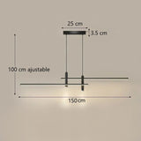Lustre spots au design minimaliste et moderne