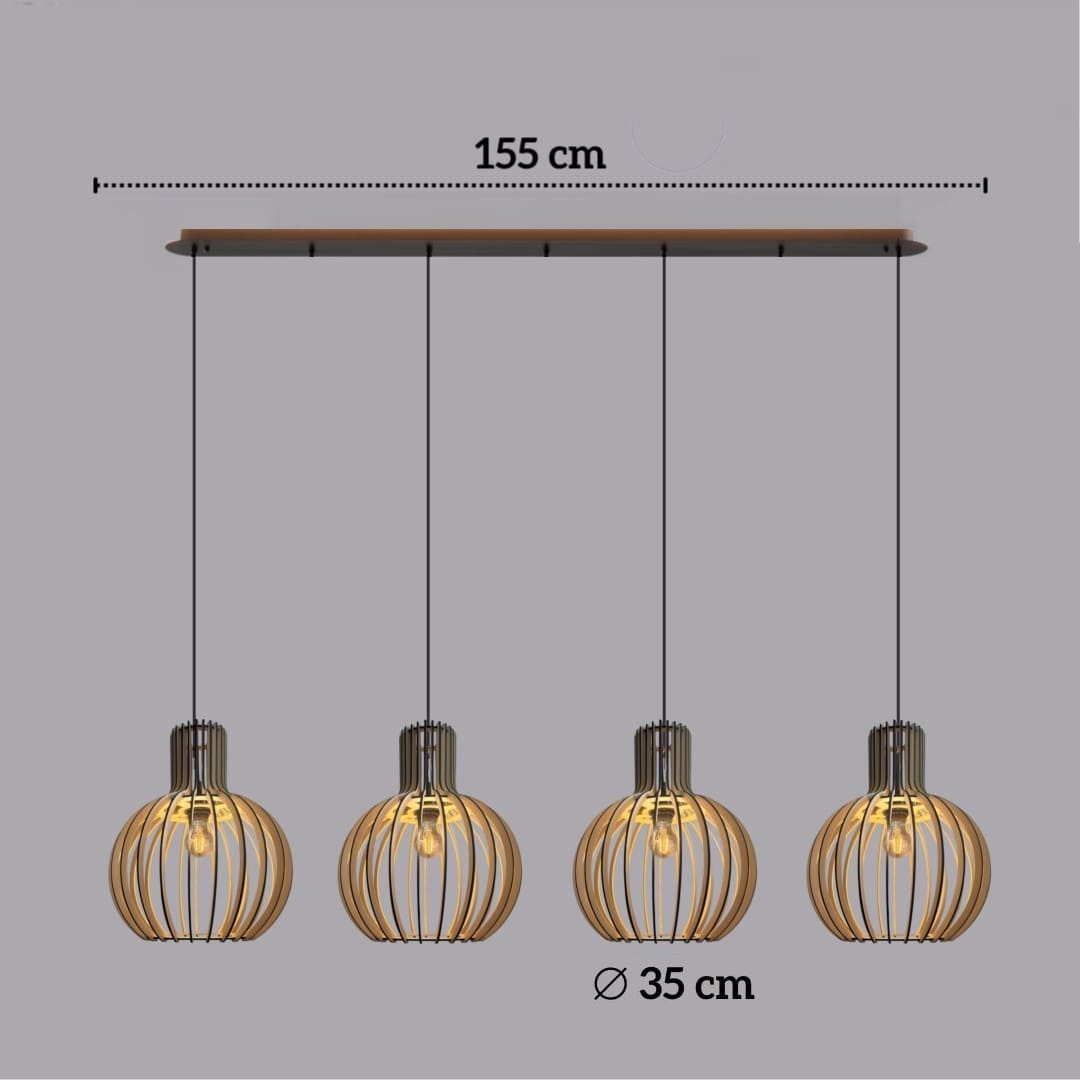 Suspension en bois scandinave |  Woody